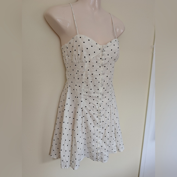 Zara Polka Dot Mini Dress XS - Picture 3 of 16